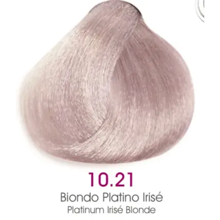 TMT Milano Art Collection Crema Colorante Luminacolor 10.21 Rubio Platino Irisado 100ml - 1